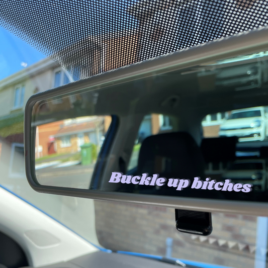 Buckle Up Sticker