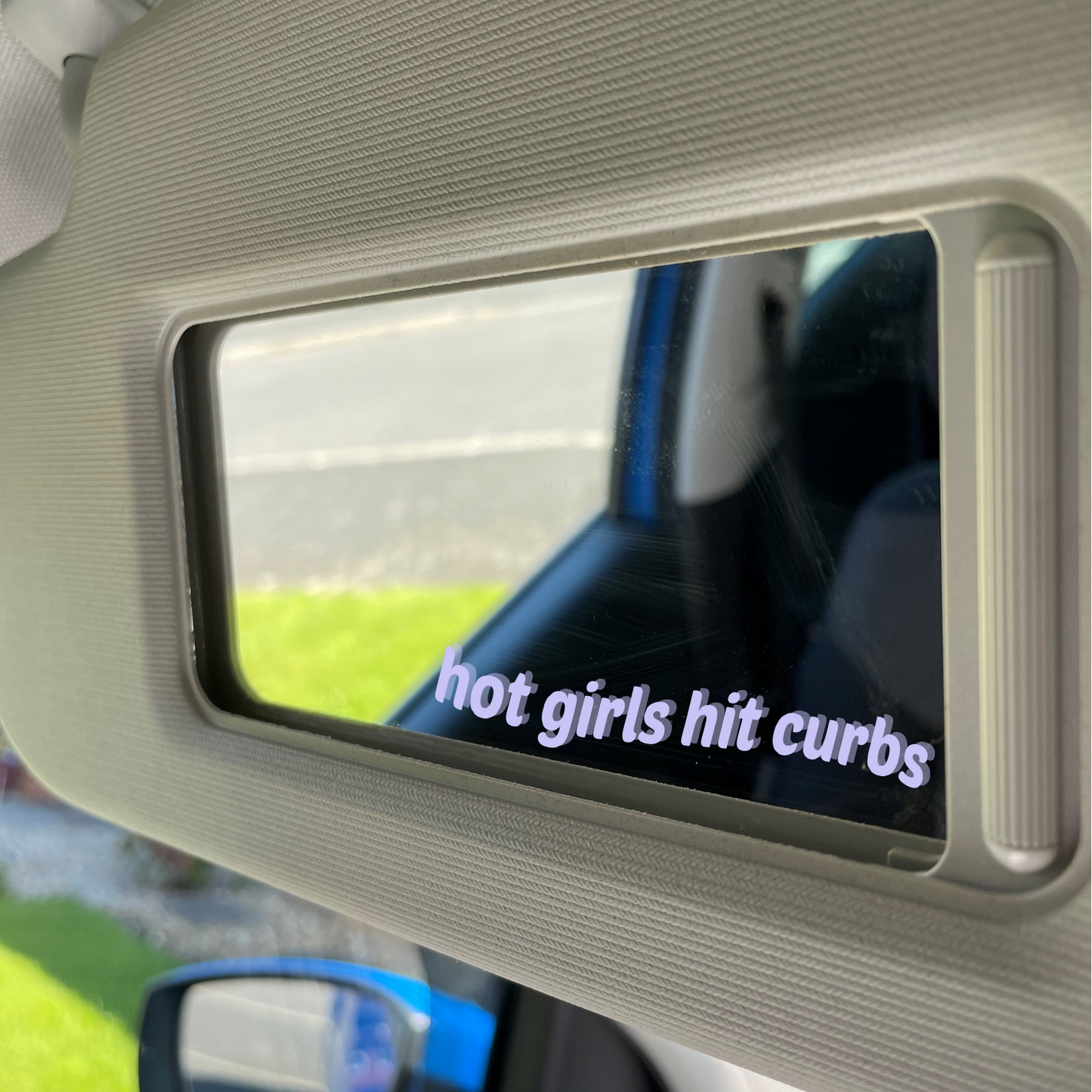 Hot Girls Hit Curbs Sticker