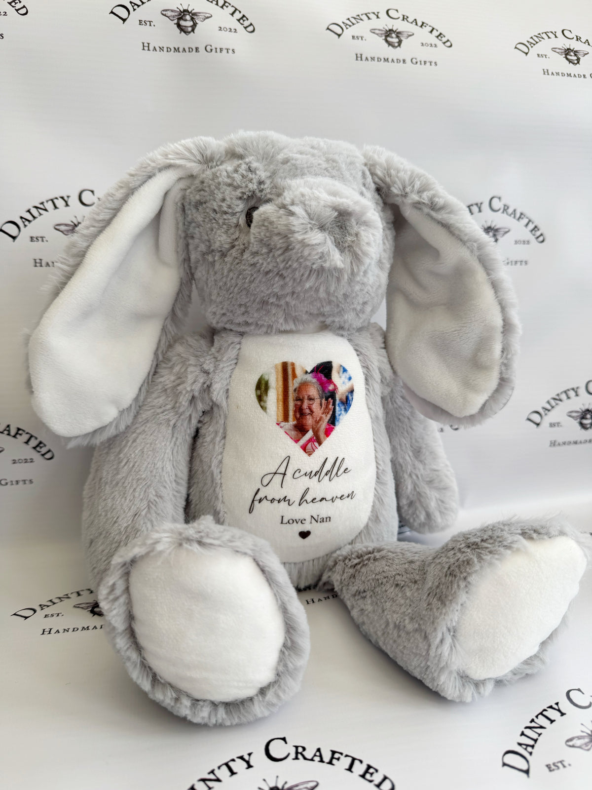 Cuddle From Heaven Personalised Image Bunny
