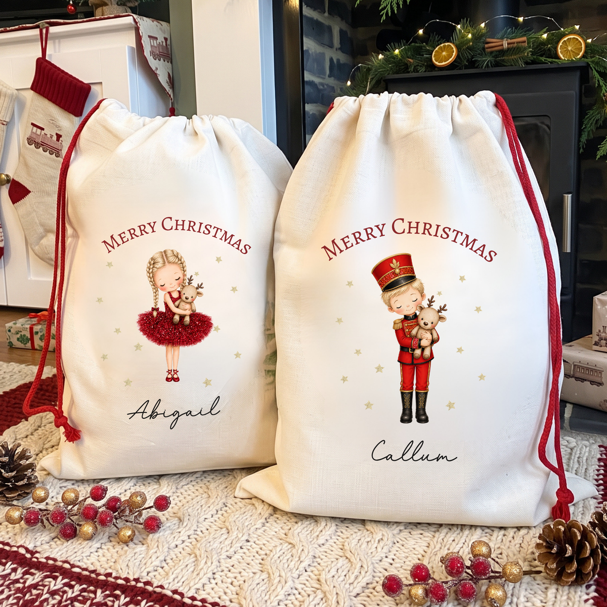 Nutcracker & Ballerina Sack