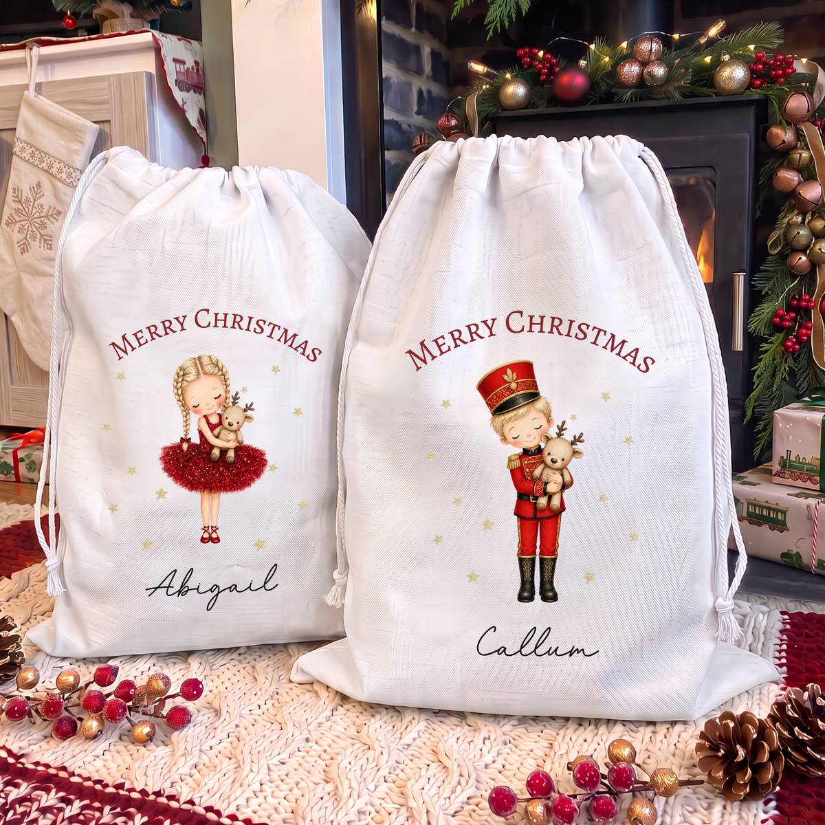 Nutcracker & Ballerina Sack