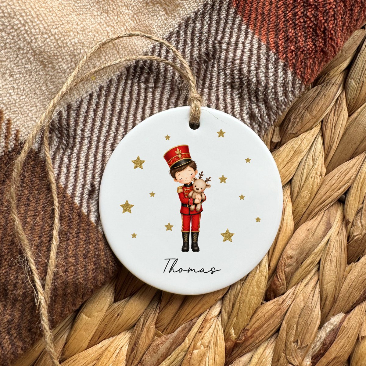 Nutcracker & Ballerina Christmas Bauble