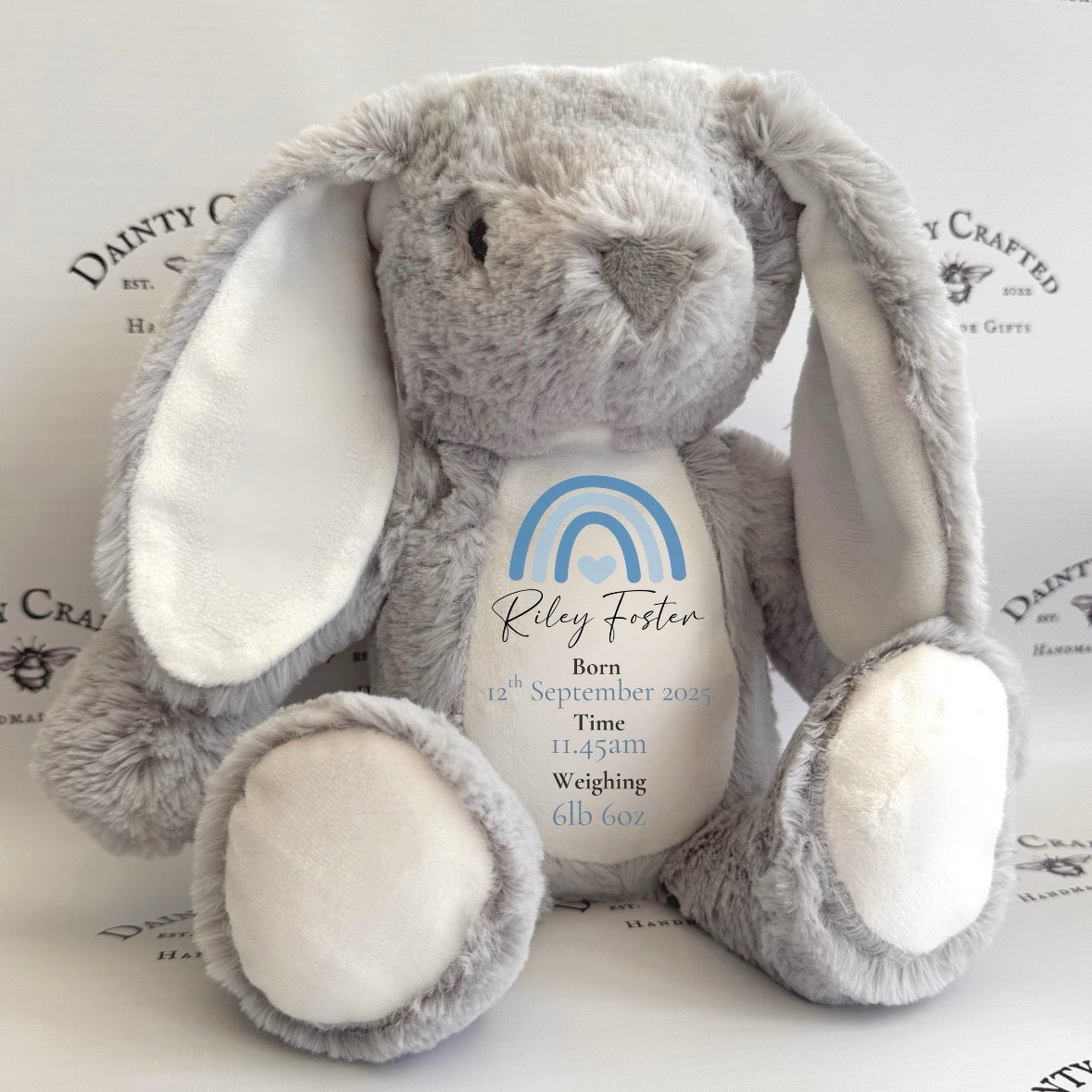 Personalised New Baby Bunny