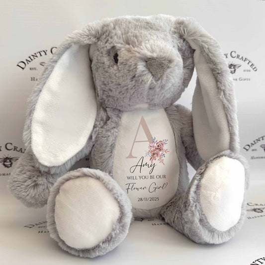 Personalised Flower Girl Bunny