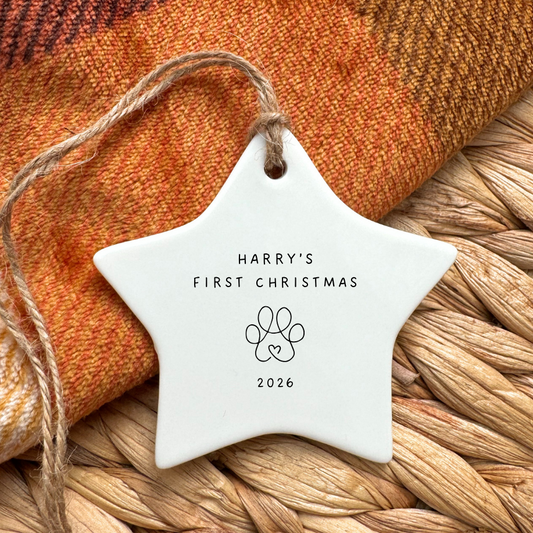 Pets First Christmas Bauble