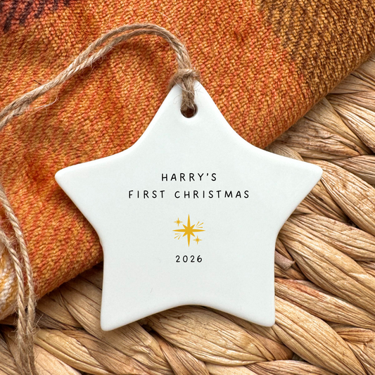 First Christmas Bauble